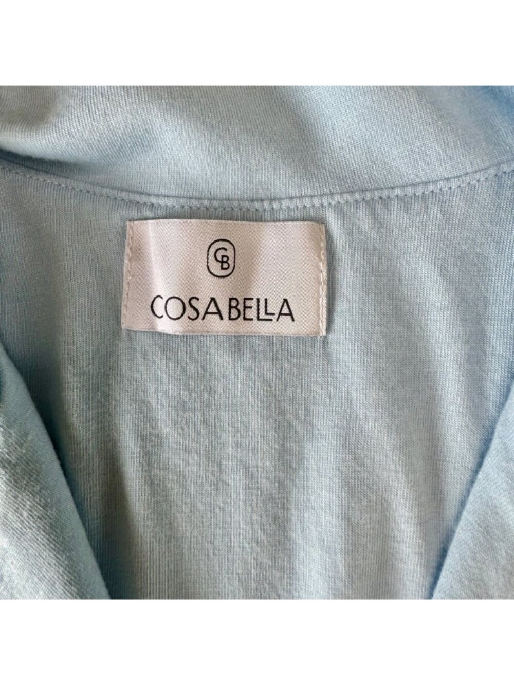COSABELLA Bella Pajama Set Womens S 4-6 Blue Long Sleeve Top Boxer Shorts PJs - Picture 4 of 13